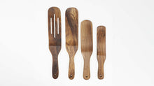 Load image into Gallery viewer, Acacia Wooden Spurtle - Set of 4